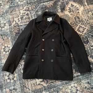 Old Navy Men’s Black Peacoat